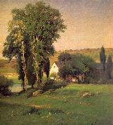 George Inness Old Homestead Spain oil painting artist